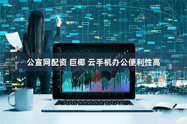 公宣网配资 巨椰 云手机办公便利性高