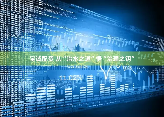 宝诚配资 从“治水之道”悟“治理之钥”